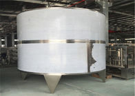 Large Stainless Steel Tank , Jacketed Mixing Tank 500L - 50000L Capacity