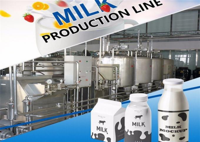 저속한 저온 살균법 장비, 가득 차있는 자동적인 UHT 우유 생산 선