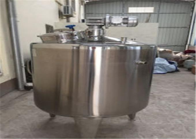 증명되는 600L 아이스크림 생산 라인 숙성조 난방 냉각 탱크 ISO 9001