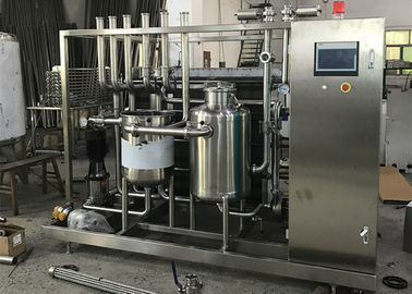 중국 주스 액체 UHT 우유 기계, 반 자동적인 판 유형 살균제 장비 공장