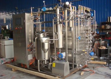 중국 우유 주스 액체를 위한 자동적인 UHT 살균 기계 관 유형 공장